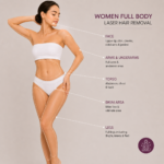 Women full body laser hair removal